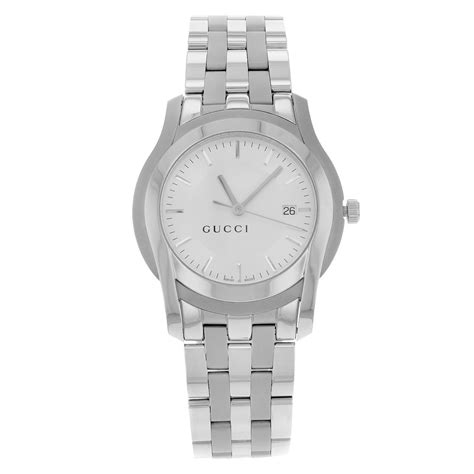 Gucci Watch 5500 XL Men's Stainless Steel Authentic 